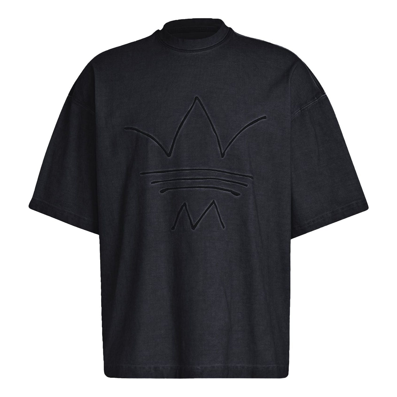 adidas originals MENS Abstract Embroidered Short Sleeve Black GN3323
