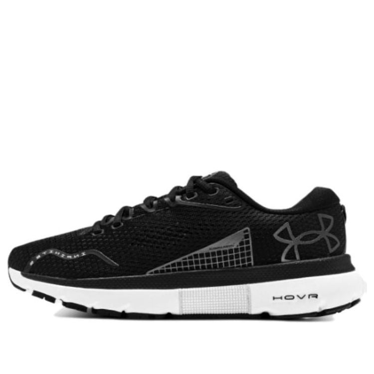 (WMNS) Under Armour HOVR Infinite 5 'Black White' 3026550-002