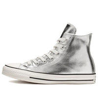 (WMNS) Converse Chuck Taylor All Star Shiny Metal High Top Silver 564869C