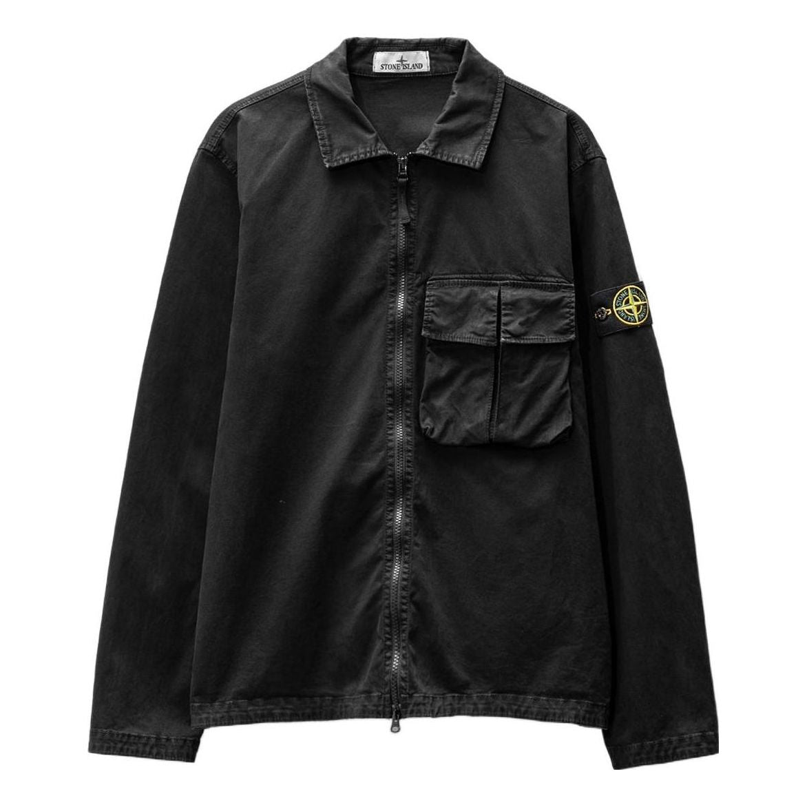 STONE ISLAND Overshirt 'Black' 781510304-V0129