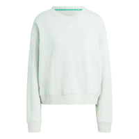 (WMNS) adidas Essentials+ Made with Hemp Sweater 'Linen Green' IC1823