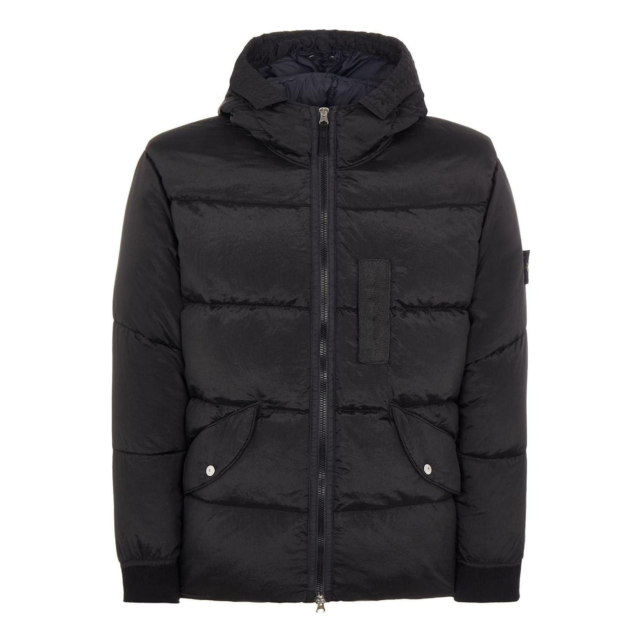 STONE ISLAND Nylon Metal Hooded Down Jacket 'Black' 771543619-V0029