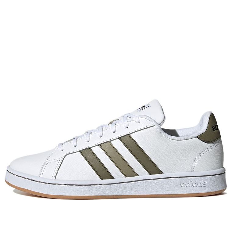 adidas neo Grand Court 'White Army Green' H02064