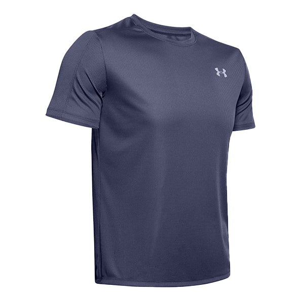Men's Under Armour Speed Stride Running Sports Short Sleeve Blue 1326564-497