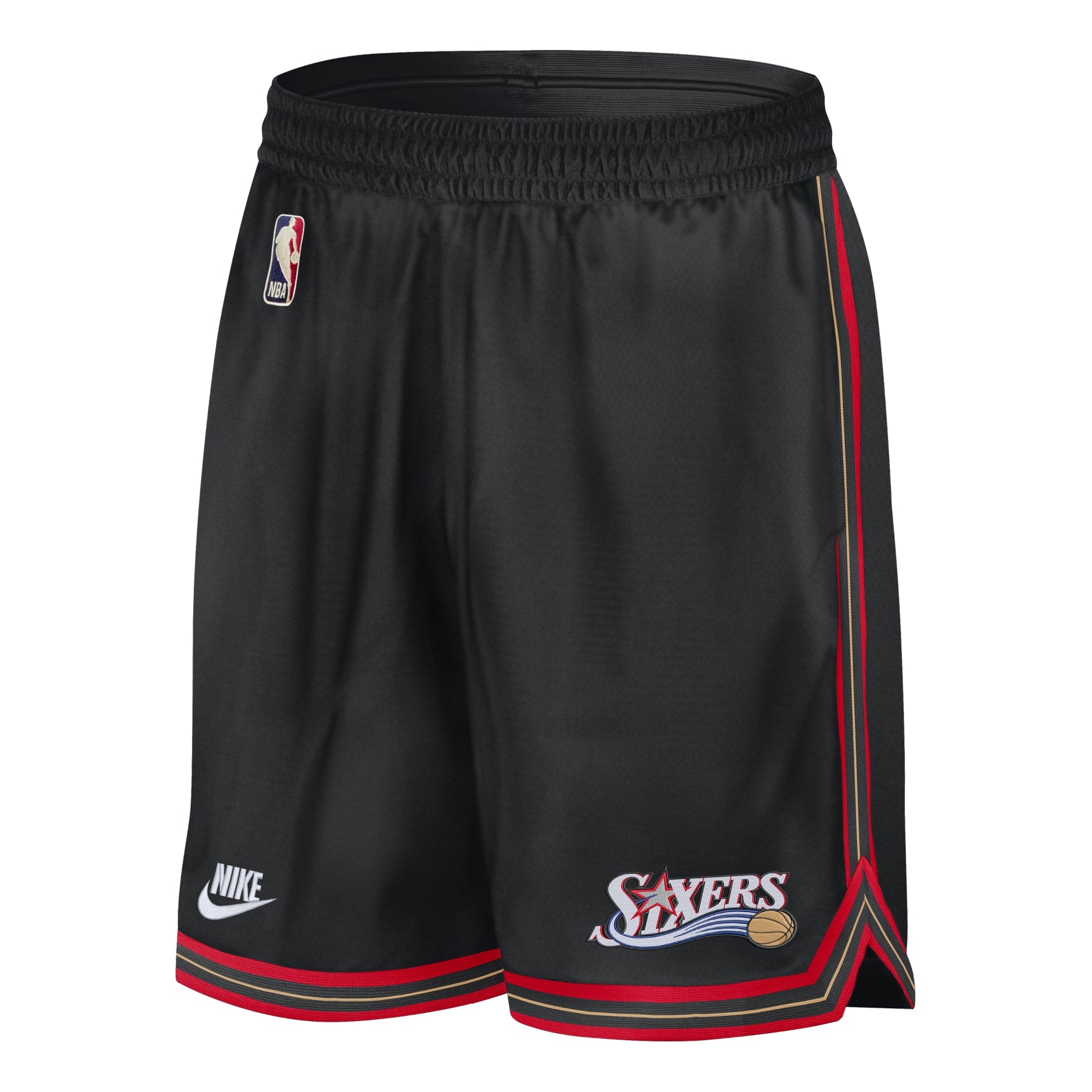 Nike Philadelphia 76ers DNA 2025/26 Hardwood Classics 8" Shorts 'Black' HQ5258-010
