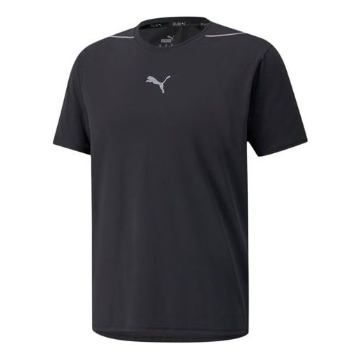 PUMA Outdoor Sports Running Round Neck Short Sleeve Black 520851-01