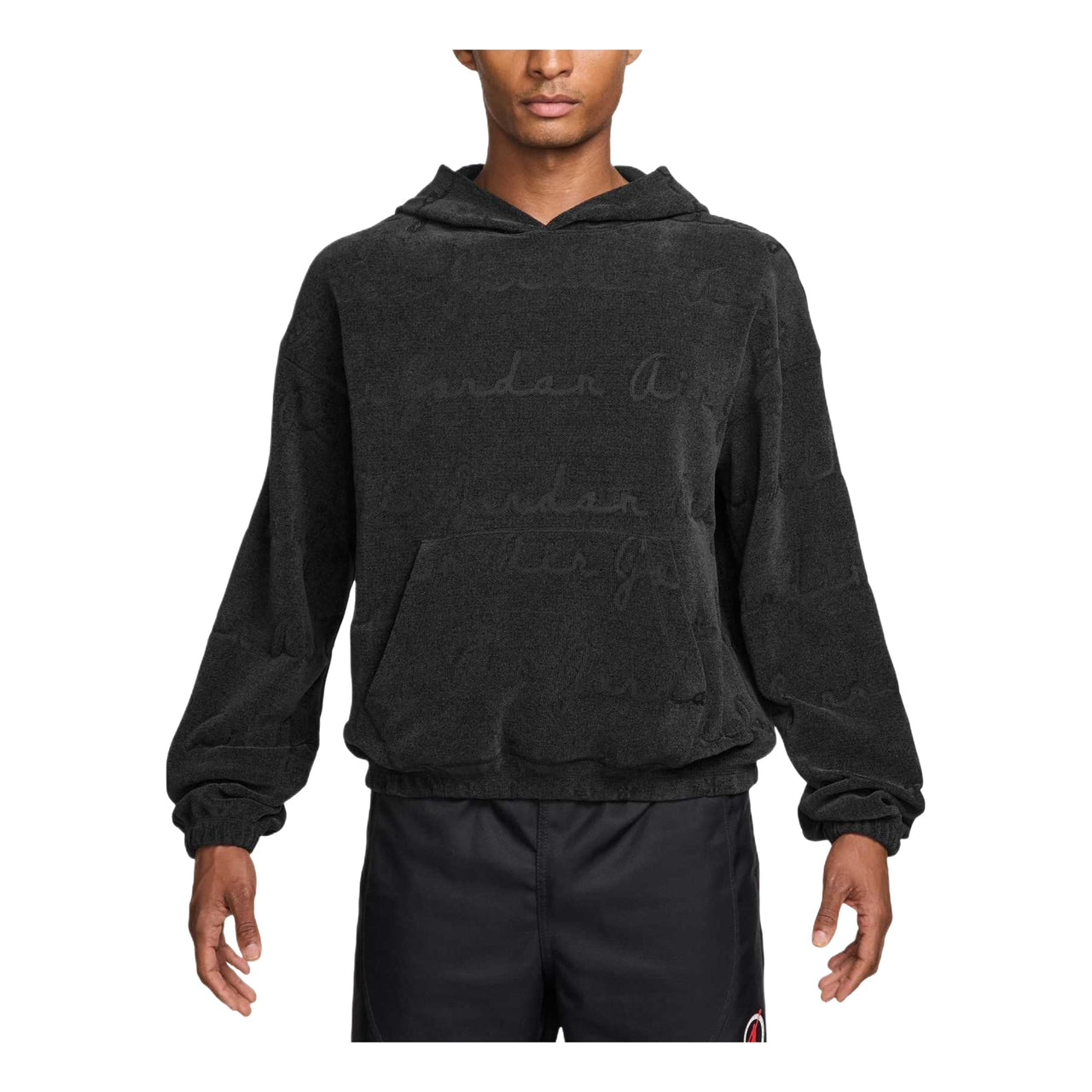 Air Jordan Flight Jacquard Pullover Hoodie 'Black' IF1837-010