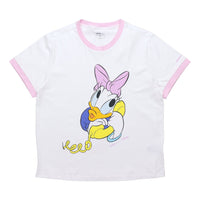 (WMNS) adidas neo Dsny Cp Tee Disney Donald Duck Sports Short Sleeve White GJ5623