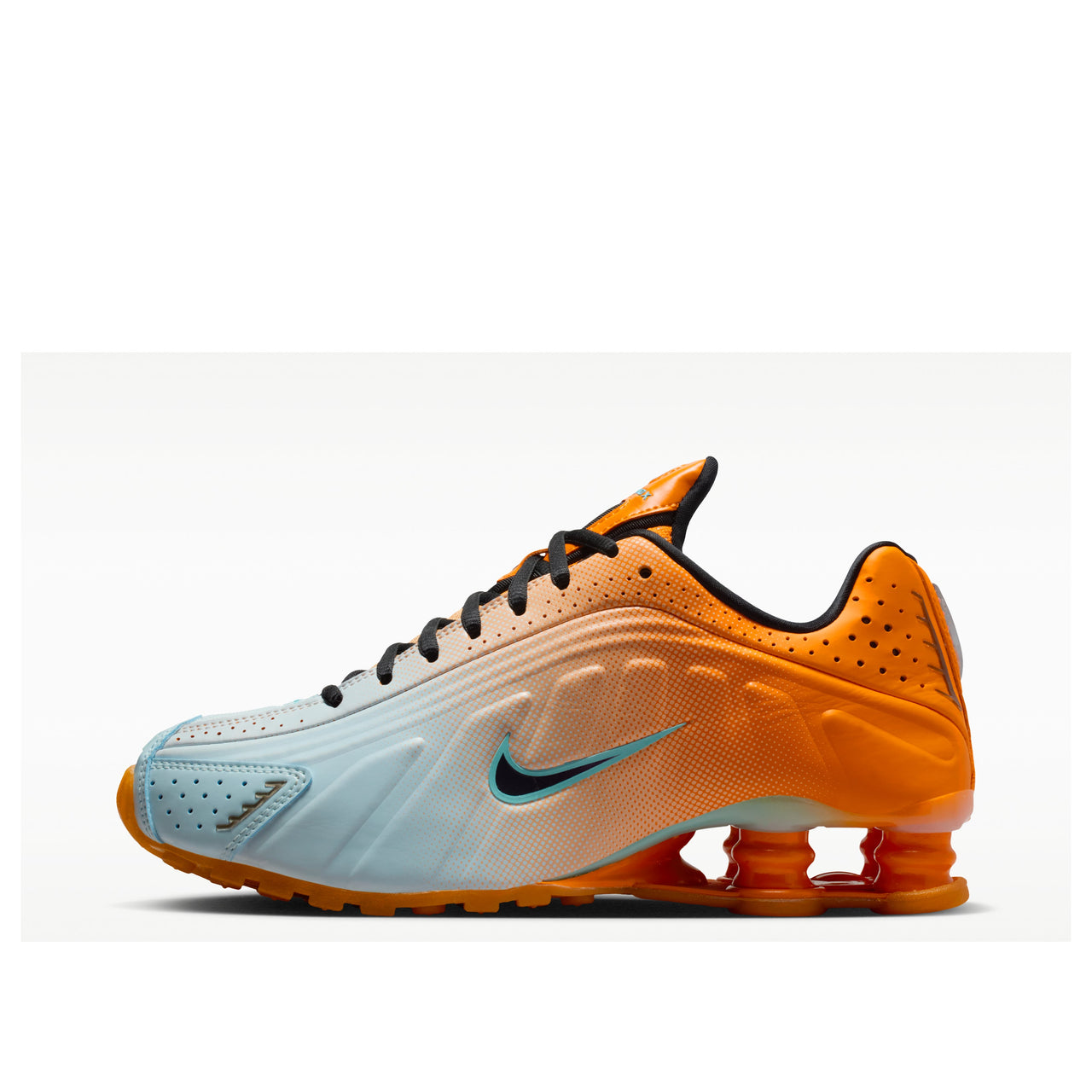 (WMNS) Nike Shox R4 'Vivid Orange Glacier Blue' IH2343-801