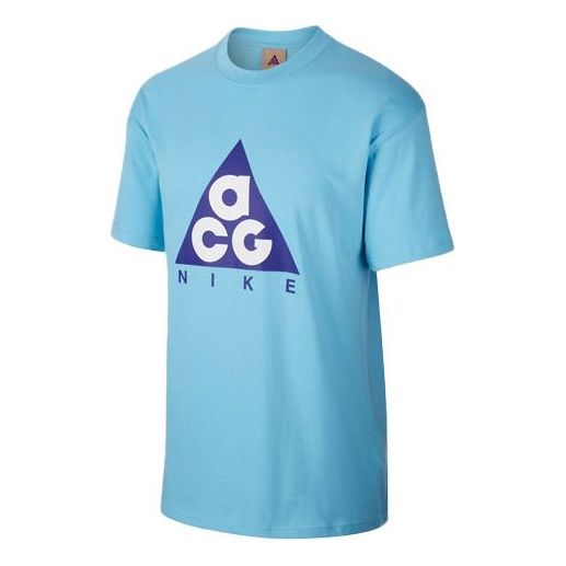 Nike Lab ACG Printed T-Shirt 'Blue Gale Fusion Violet' CV1533-450