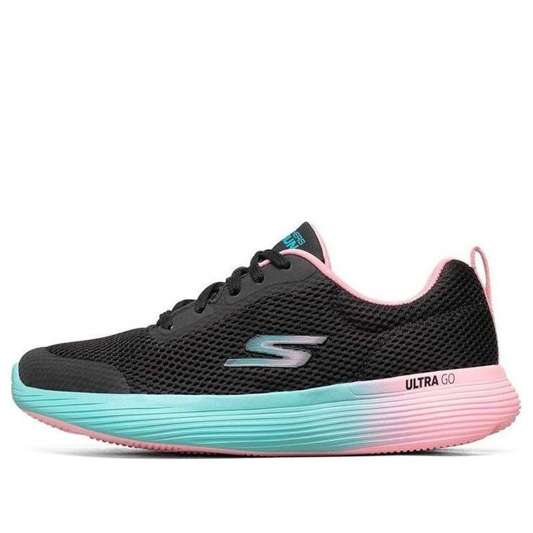 (WMNS) Skechers Go Run 400 V2 Low-Top 'Black Blue Pink' 128192-BKPK