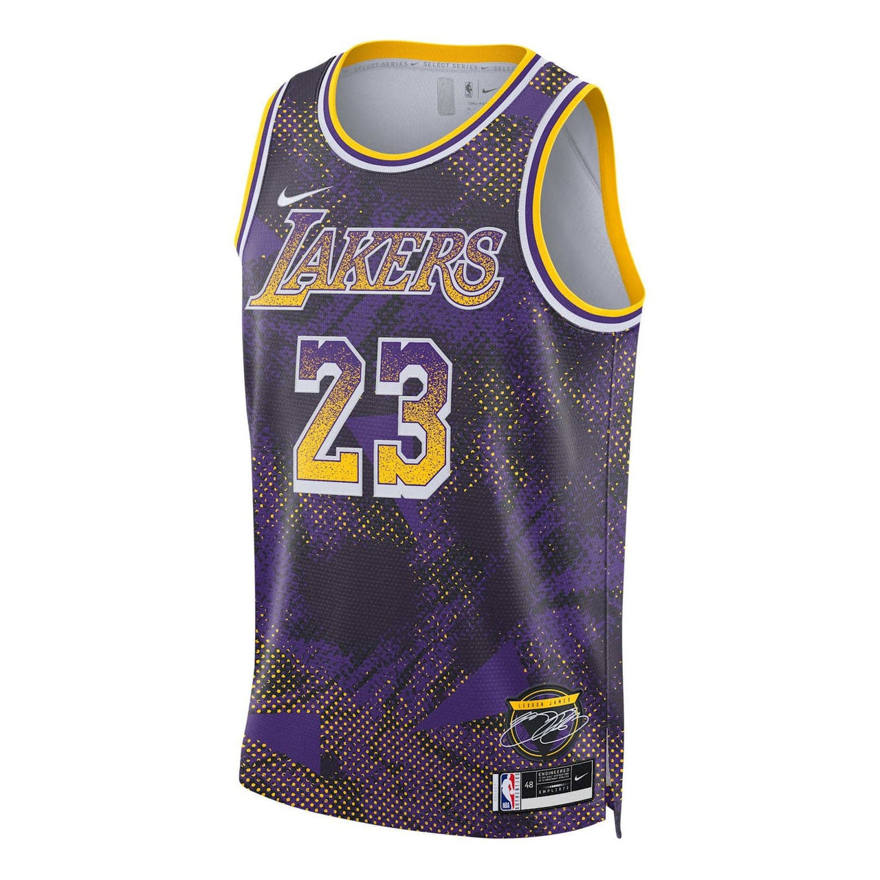 Nike Dri-FIT NBA LeBron James Los Angeles Lakers 2025/26 Select Series Swingman Jersey 'Field Purple' HJ4066-504