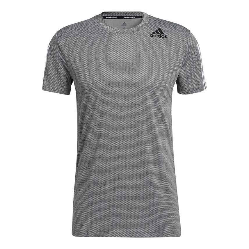 adidas Hrdy 3s Tee Training Sports Short Sleeve Gray GP7655