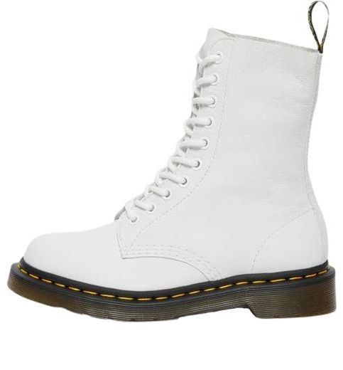 (WMNS) Dr. Martens 1490 Virginia Leather High Boots 'White' 27261113