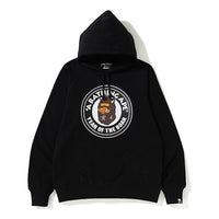 A Bathing Ape Head Alphabet Logo Hoodie 'Black' 0ZXSWM114017C