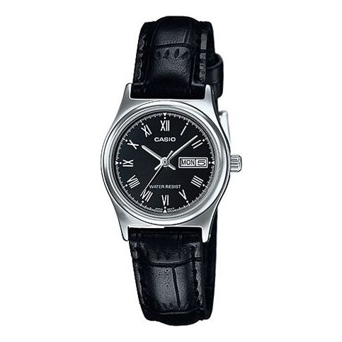 CASIO Quartz Waterproof Black Analog LTP-V006L-1B