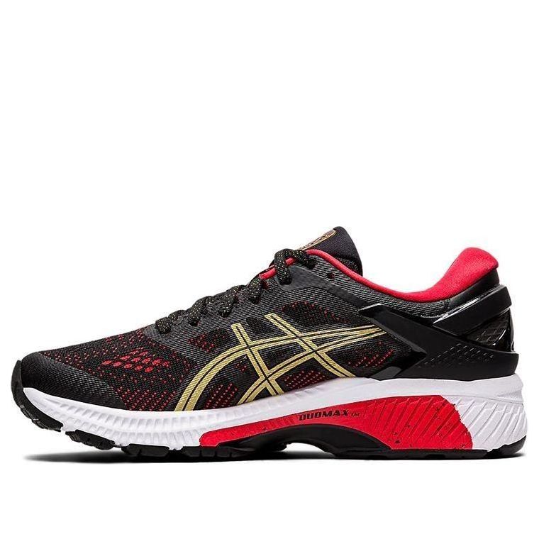 (WMNS) ASICS Gel-Kayano 26 'Black Red Gold' 1012A653-001
