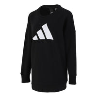 (WMNS) adidas Future Icons Sweatshirt Asia Sizing 'Black White' H57330
