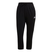 (WMNS) adidas Essentials Single Jersey 3/4 Pants Asia Sizing 'Black' GM5539