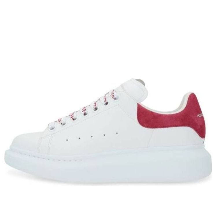 (WMNS) Alexander McQueen Oversized Sneakers 'White Cherry' 718139WIBN28821