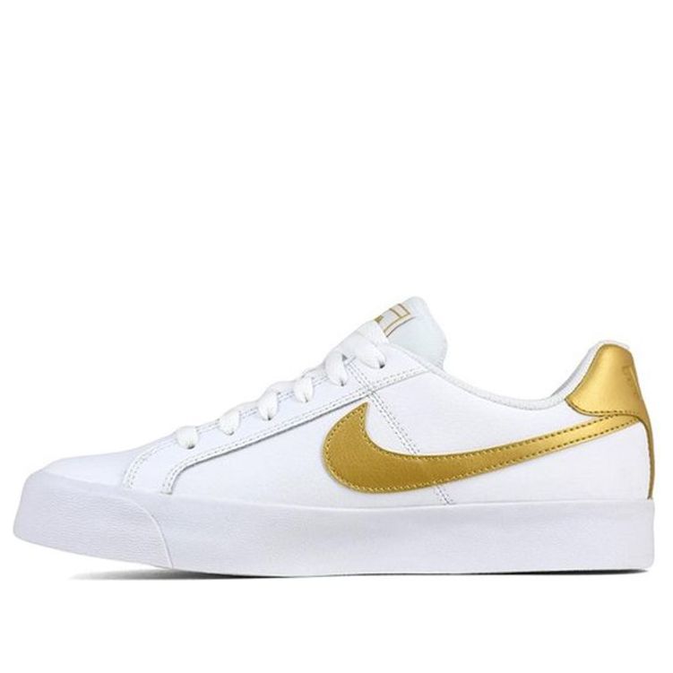 (WMNS) Nike Court Royale AC White/Gold AO2810-109