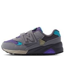 (PS) New Balance 580 Hook & Loop 'Shadow Grey with Electric Indigo' PV580VA