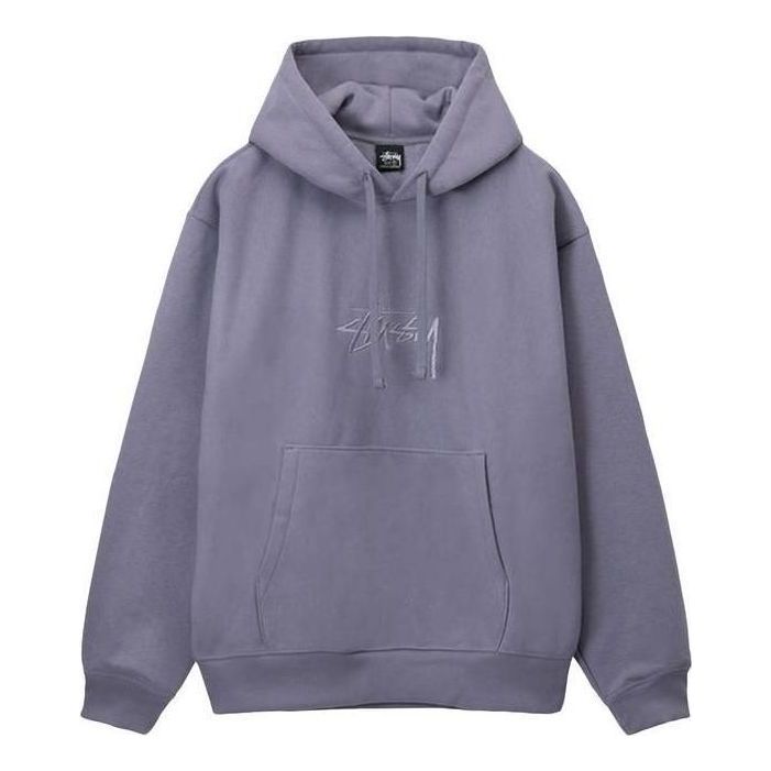 Stussy Stock Logo Applique Hoodie 'Mauve' 118475-MAUV