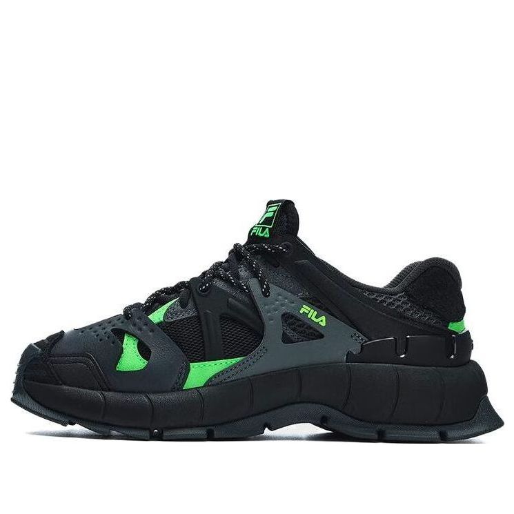 (WMNS) FILA INSETTO Sneakers 'Black Green' F12W321103FBD