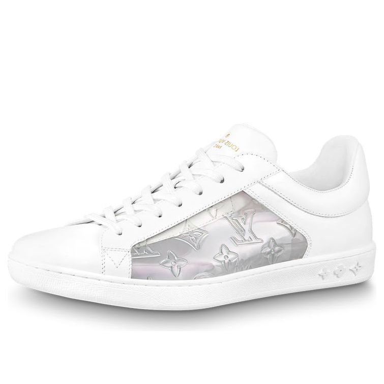 LOUIS VUITTON Luxembourg Sneakers 'White with Silver Monogram' 1A8MAH
