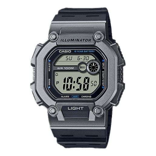CASIO Sport Fashion Square Waterproof Sports Mens Black Digital W-737H-1A2
