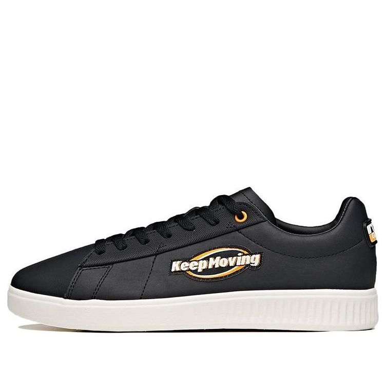 ANTA Keep Moving Skateboarding Series Sneakers 'Black Yellow White' 112118060-2