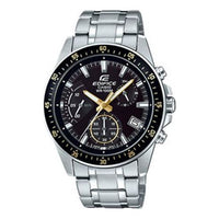 CASIO EDIFICE Waterproof Men Silver/ Mens Black Analog EFV-540D-1A9VUPR
