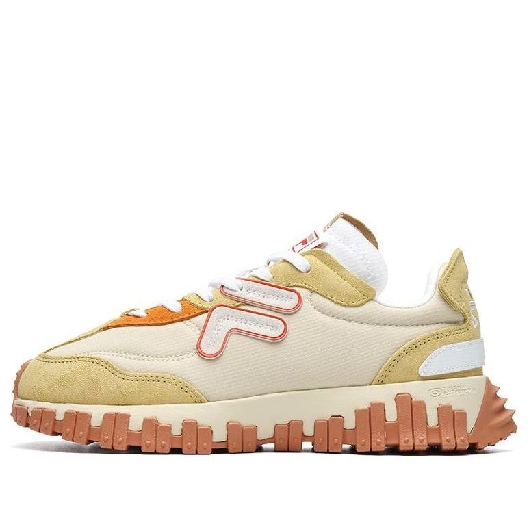 (WMNS) FILA FUSION RT 70 Sport Sneakers 'Beige Orange' T12W141101FCJ