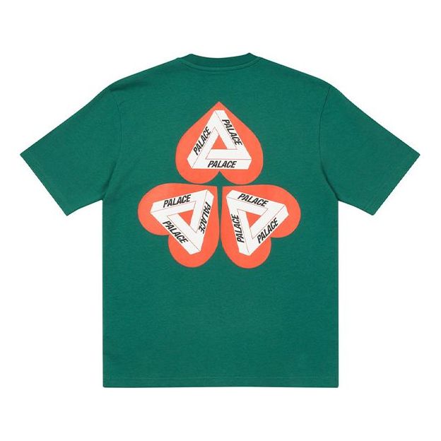 PALACE Heart Shape Tri-FERg Pattern Short Sleeve Unisex Green P20TS110
