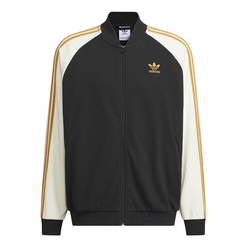 adidas Originals DKN SST Jacket Asia Sizing 'Black White' IX4240