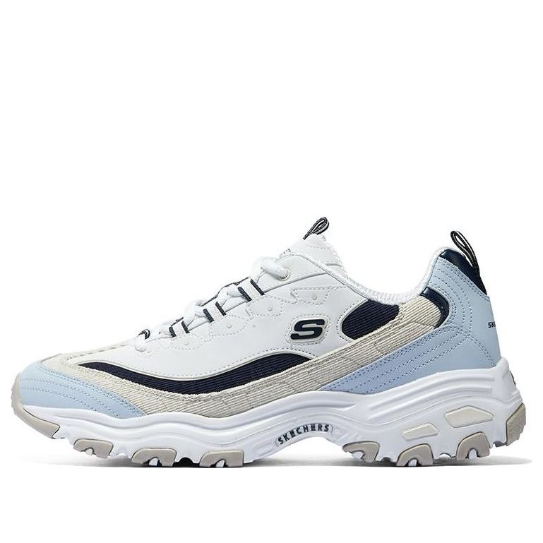 Skechers D'Lites Varsity Spirit Sneaker 'White Beige Blue' 894282-NTNV