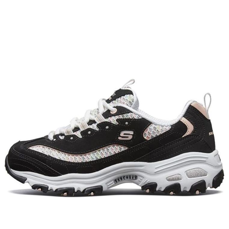 (WMNS) Skechers D'lites 1.0 13144-BKLP