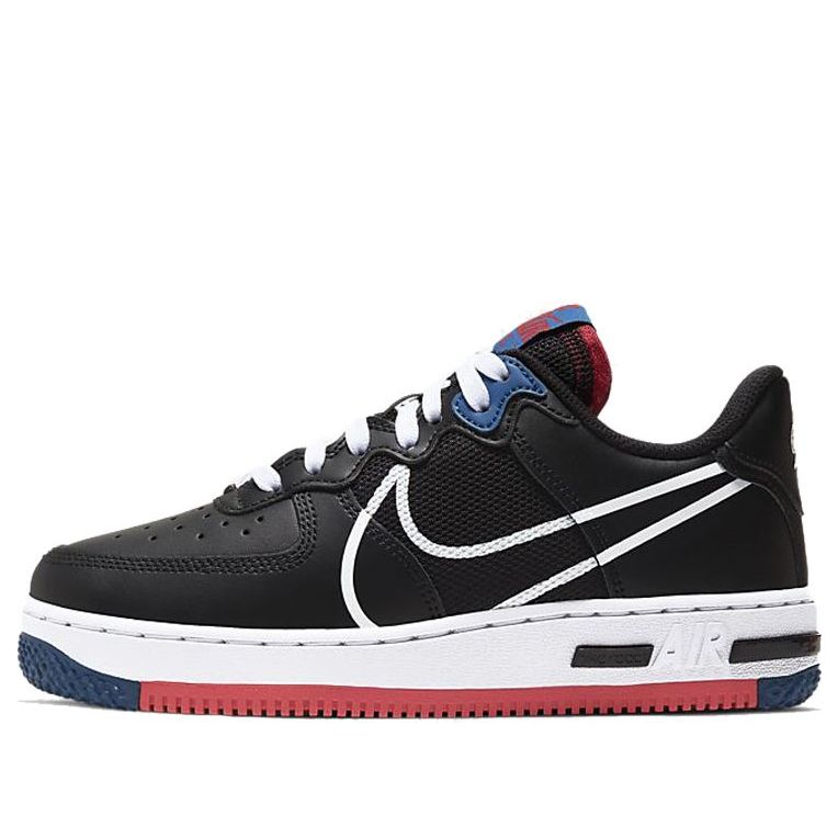 (GS) Nike Air Force 1 React SU 'Black Gym Red' CT5117-002