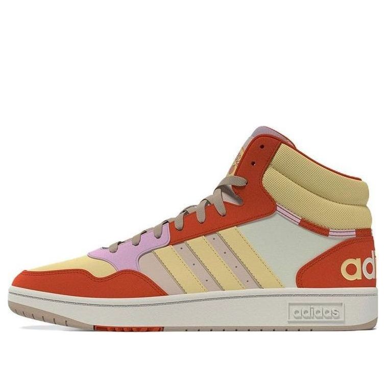 (WMNS) adidas Hoops 3.0 MID 'Orange Yellow' FZ6573
