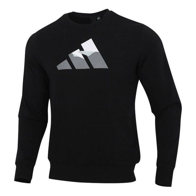 adidas Casual Sports Round-neck Hooded SweaterMen Black GR6957