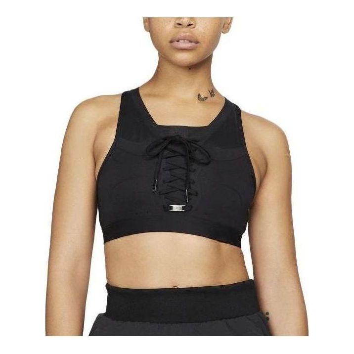 (WMNS) Nike Dri-FIT Swoosh Air Force 1 Sports Bra 'Black' DD1432-010
