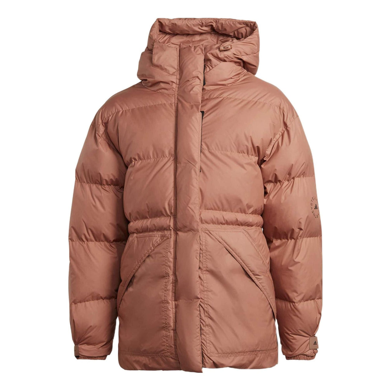 (WMNS) adidas by Stella McCartney Mid-Length Padded Winter Jacket 'Brown' HG6892