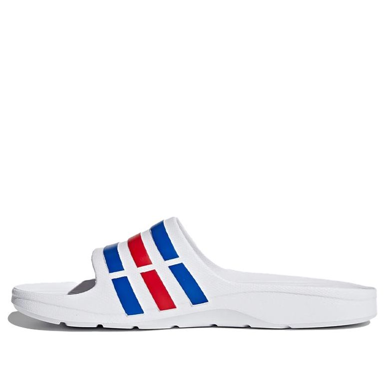 adidas Duramo Slides 'White Blue Red' U43664