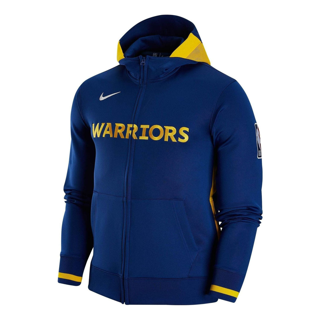 Nike x NBA Golden State Warriors Showtime Full-Zip Hoodie 'Navy' FB5345-495