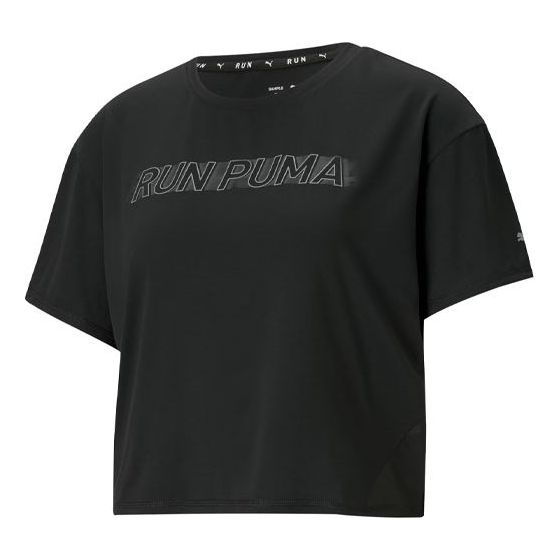 (WMNS) PUMA COOLadapt Skimmer Running T-Shirt 'Black' 520194-01