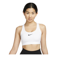(WMNS) Nike Swoosh Medium Support Sports Bra 'White' DX6822-100