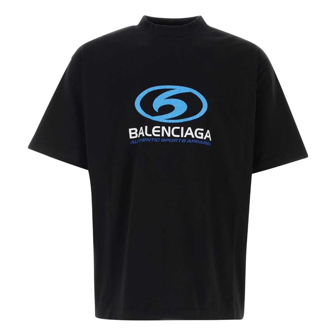 Balenciaga Surfer T-shirt 'Black Blue' 764235TPVU61165