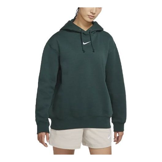 (WMNS) Nike Sportswear Collection Fleece Casual Sports Hoodie 'Green' DJ7669-397