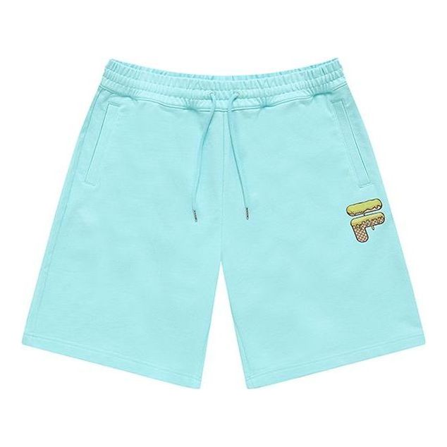 FILA FUSION Logo Print Shorts 'Sky Blue' T11U226601F-LB
