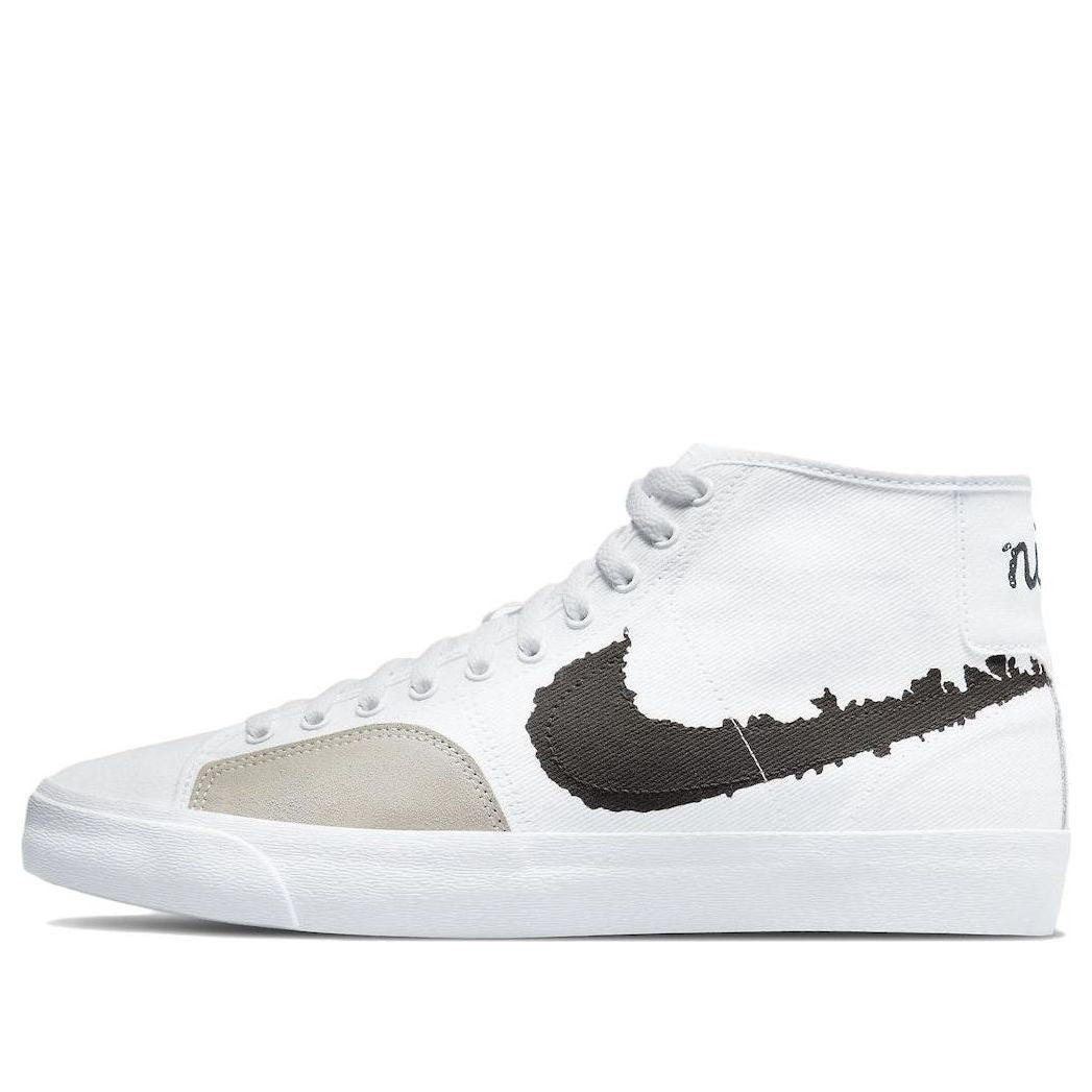 Nike Blazer Court Mid Premium SB 'White Black' DM8553-100